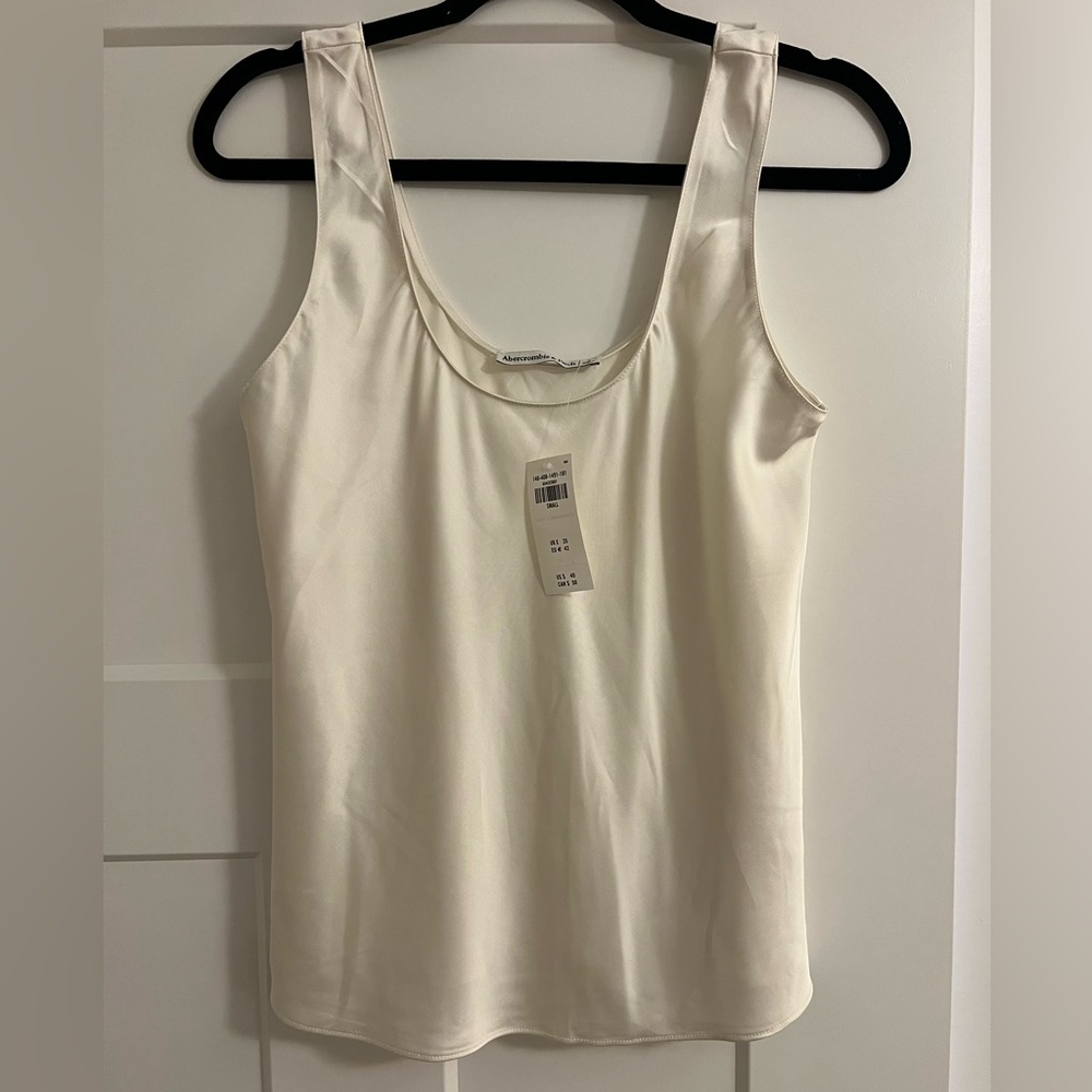 NWT Abercrombie & Fitch Cream Tank Top